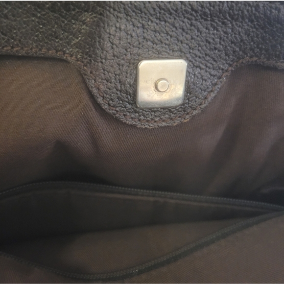 Gucci GG Eclipse Purse Brown Tan Logo Canvas Fabric Shoulder Bag Designer Retro - Picture 15 of 16